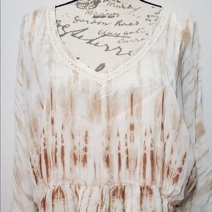 1x Motherhood Maternity BoHo Blouse w/ Built in Cami